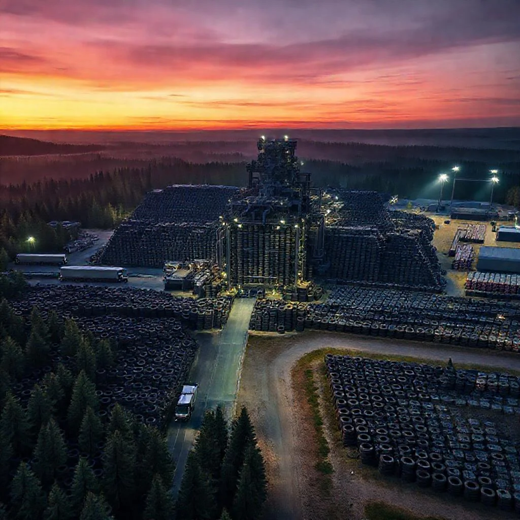 Фото по теме: Куда сдавать старые автомобильные покрышки