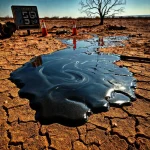Фото по теме: Штраф за разлив машинного масла на землю